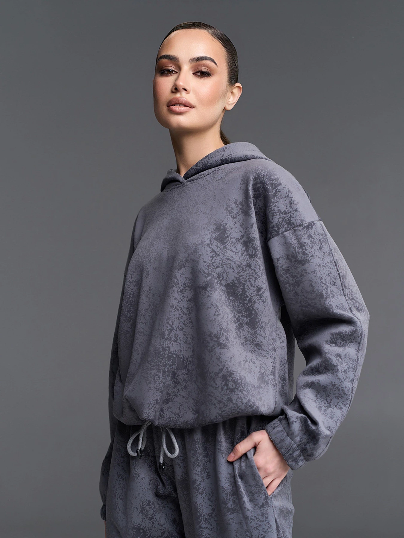 Костюми ISSA Plus модель 15480_серый Костюми ISSA Plus модель 15480_серый Фото