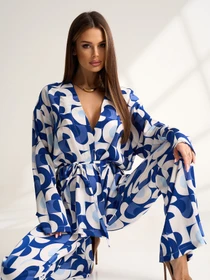 Костюми ISSA Plus модель 15521_голубой Фото