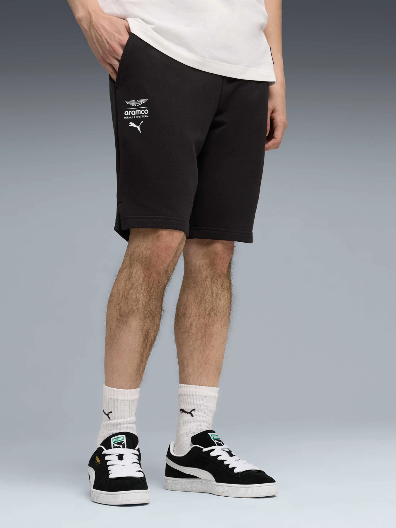 Шорты PUMA Amf1 Sweat Shorts модель 635397 Фото