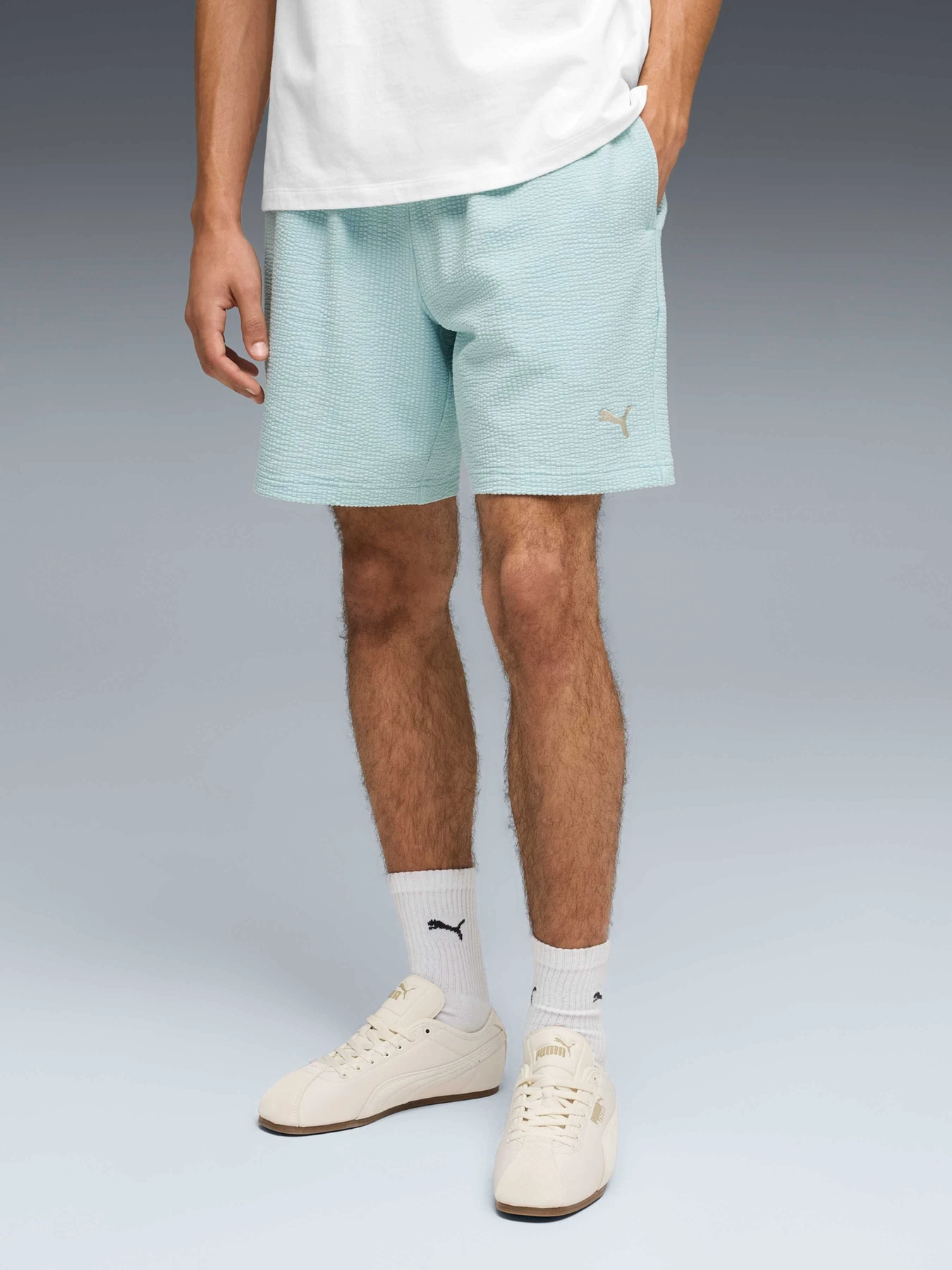 Шорты PUMA Ess Elevated Material Shorts модель 692057 Фото