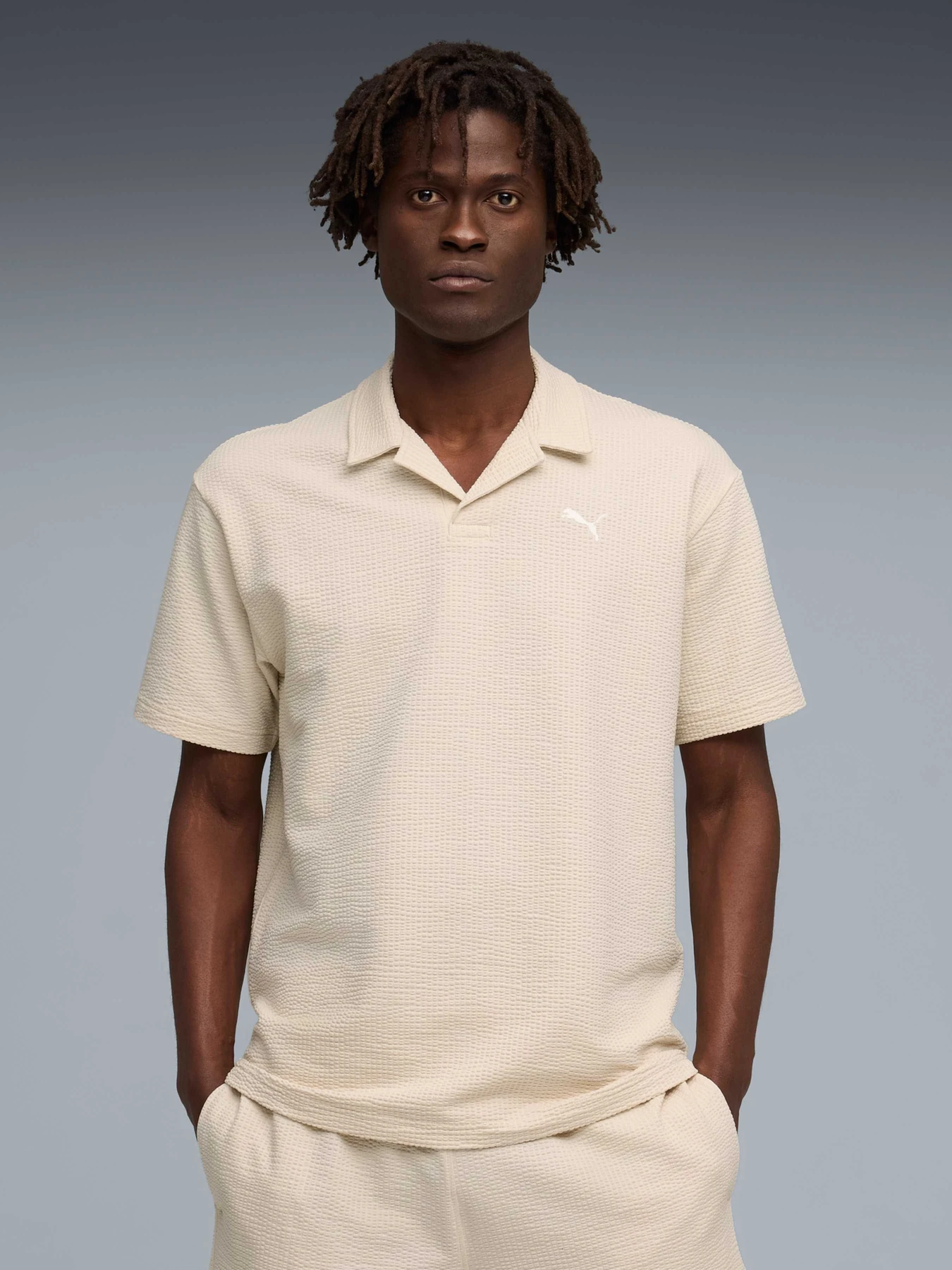 Футболки и поло PUMA Ess Elevated Material Polo модель 692560 Футболки и поло PUMA Ess Elevated Material Polo модель 692560 Фото