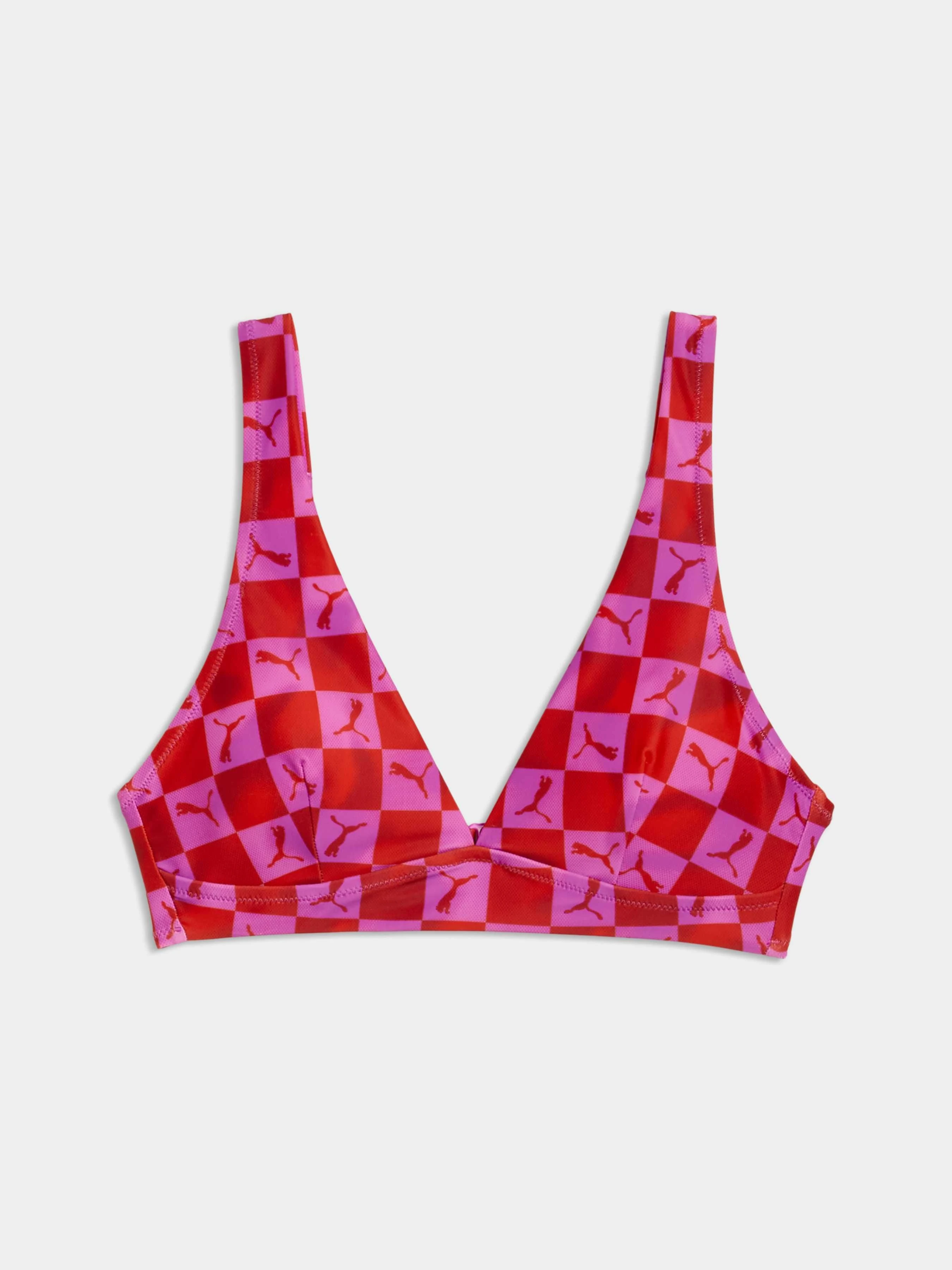 Жіночий Верх купальника PUMA Swim Women Printed V-ne