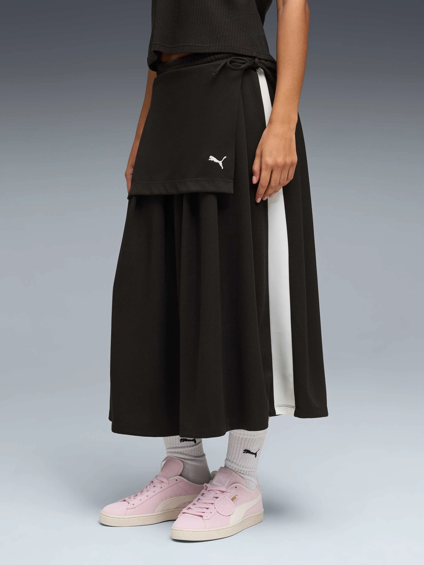 Юбки PUMA T7 Midi Pleated Skirt модель 634622 Юбки PUMA T7 Midi Pleated Skirt модель 634622 Фото