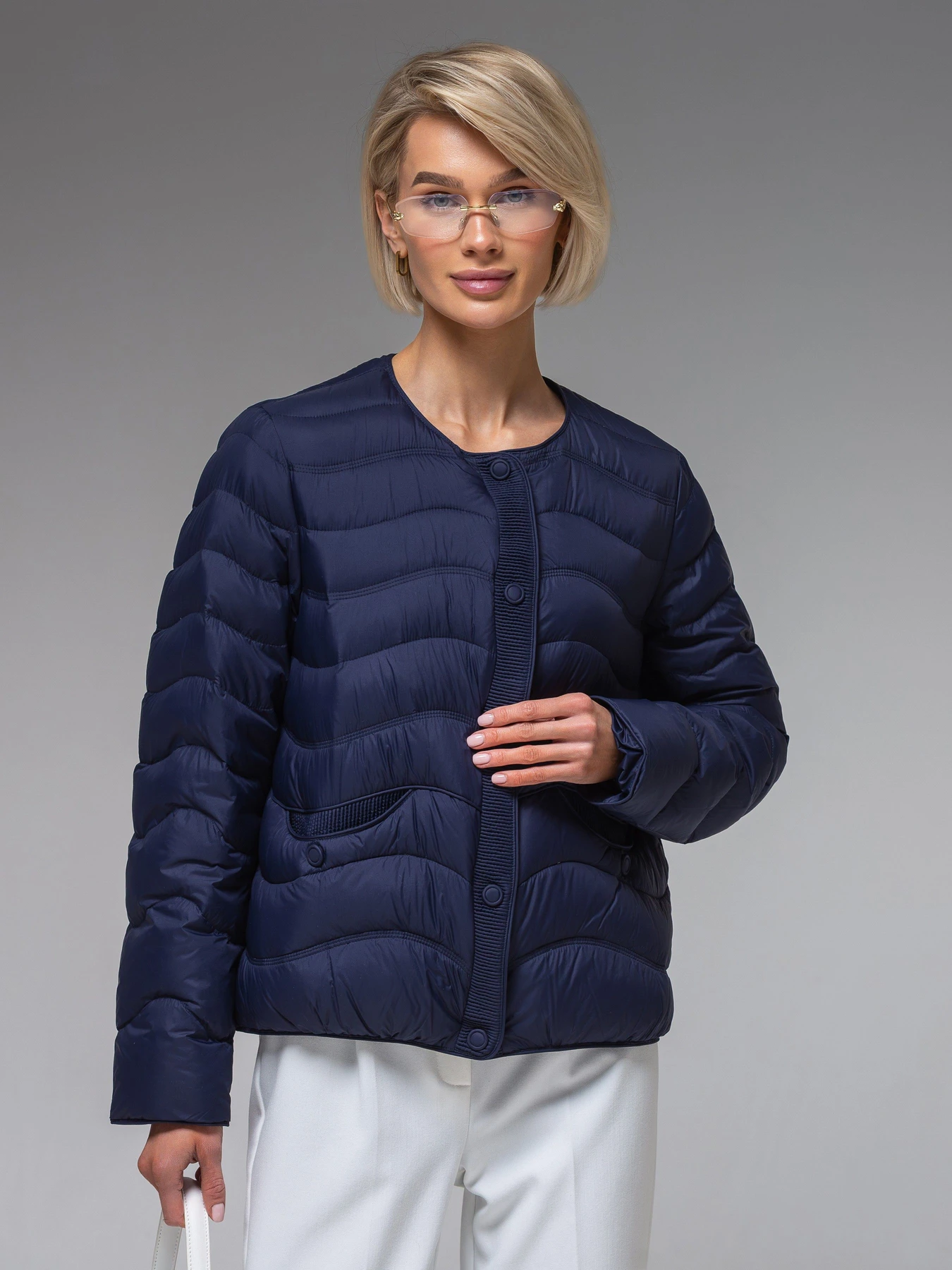 Куртки и дубленки VIVA WEAR модель 6688-navy Куртки и дубленки VIVA WEAR модель 6688-navy Фото