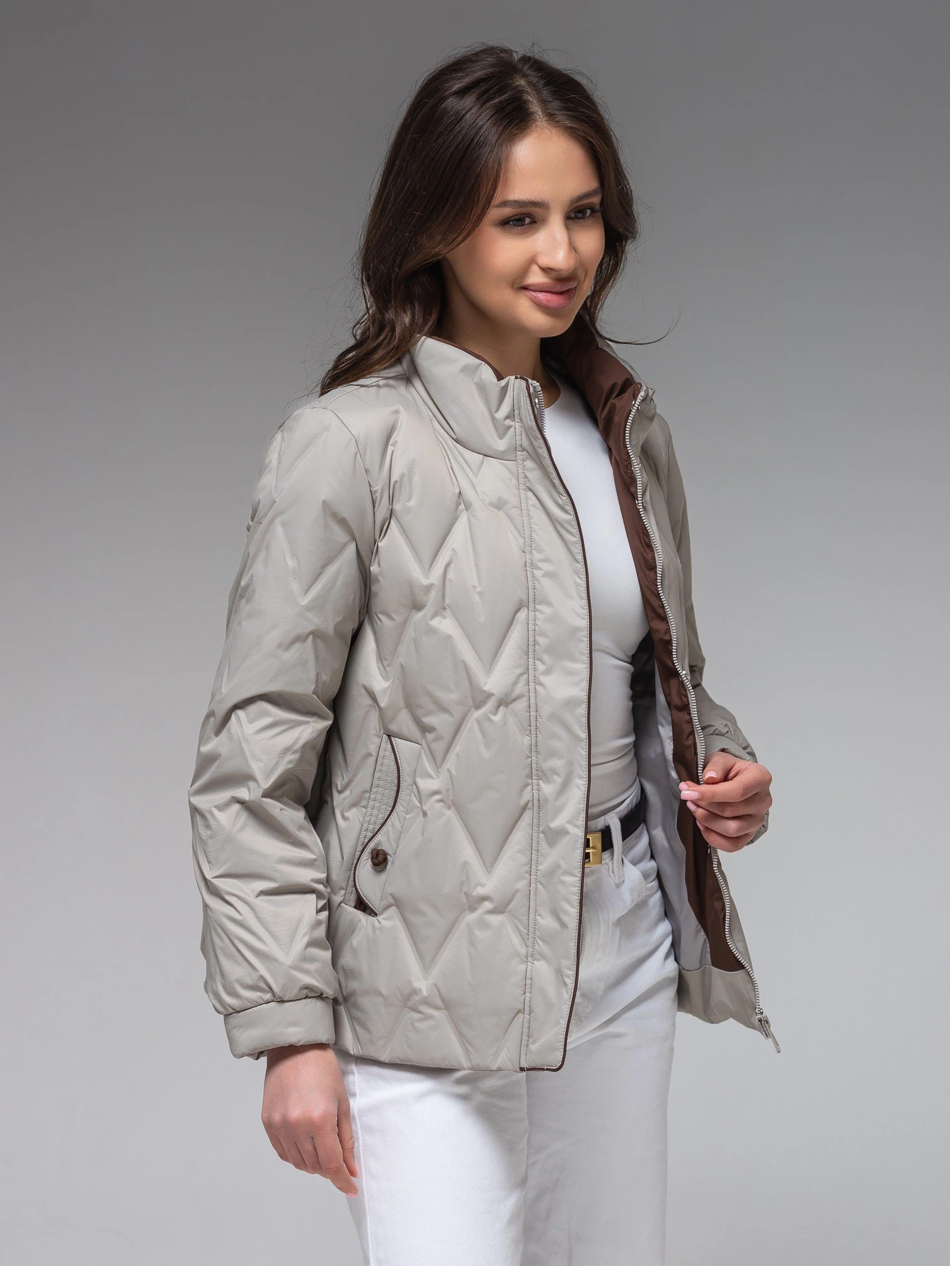 Куртки и дубленки VIVA WEAR модель 88566-milky Куртки и дубленки VIVA WEAR модель 88566-milky Фото