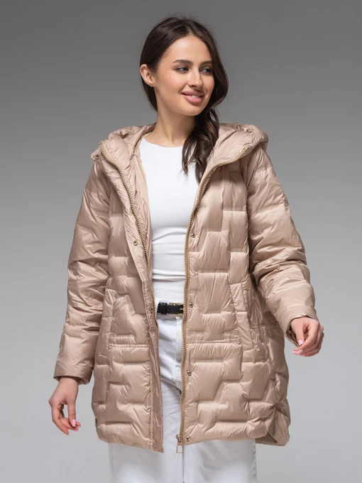 Куртки и дубленки VIVA WEAR модель 90325-beige Фото