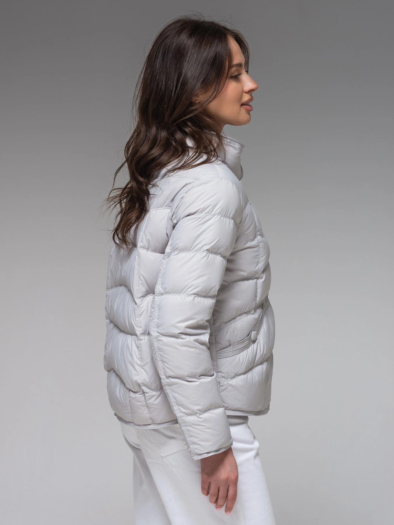 Куртки и дубленки VIVA WEAR модель 6081-light gray Куртки и дубленки VIVA WEAR модель 6081-light gray Фото