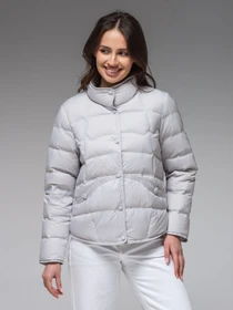Куртки и дубленки VIVA WEAR модель 6081-light gray Фото