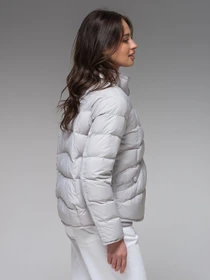 Куртки и дубленки VIVA WEAR модель 6081-light gray Фото