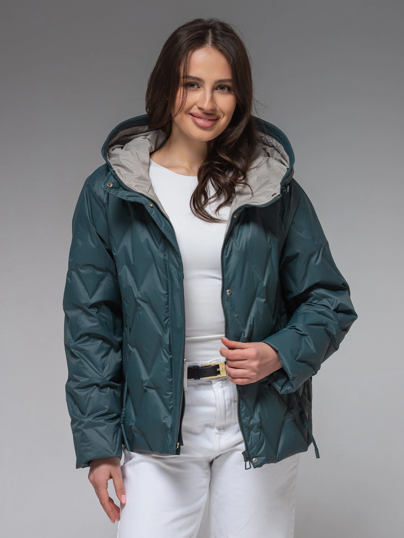 Куртки и дубленки VIVA WEAR модель 88579-green Куртки и дубленки VIVA WEAR модель 88579-green Фото