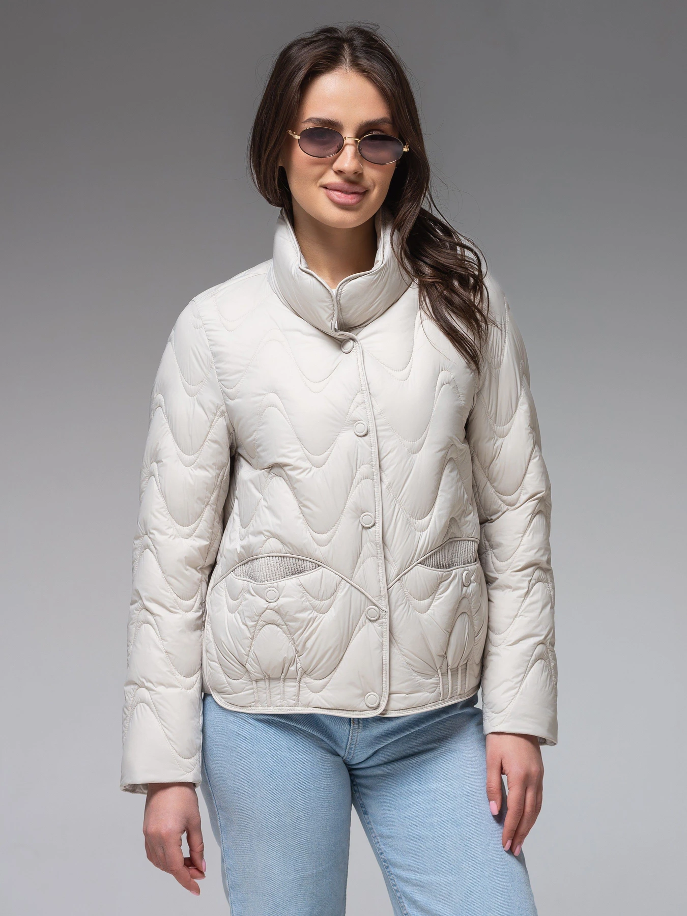 Куртки и дубленки VIVA WEAR модель 6886-milky Куртки и дубленки VIVA WEAR модель 6886-milky Фото