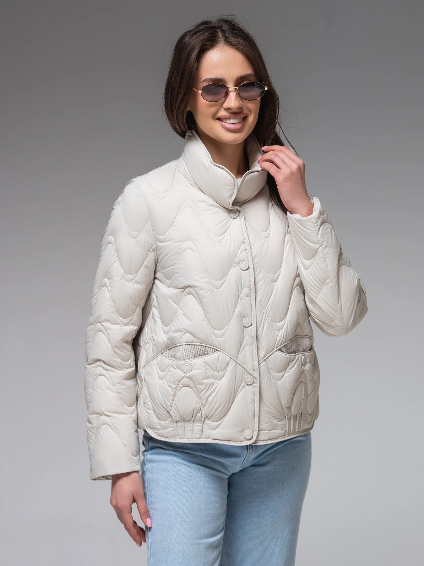 Куртки и дубленки VIVA WEAR модель 6886-milky Куртки и дубленки VIVA WEAR модель 6886-milky Фото