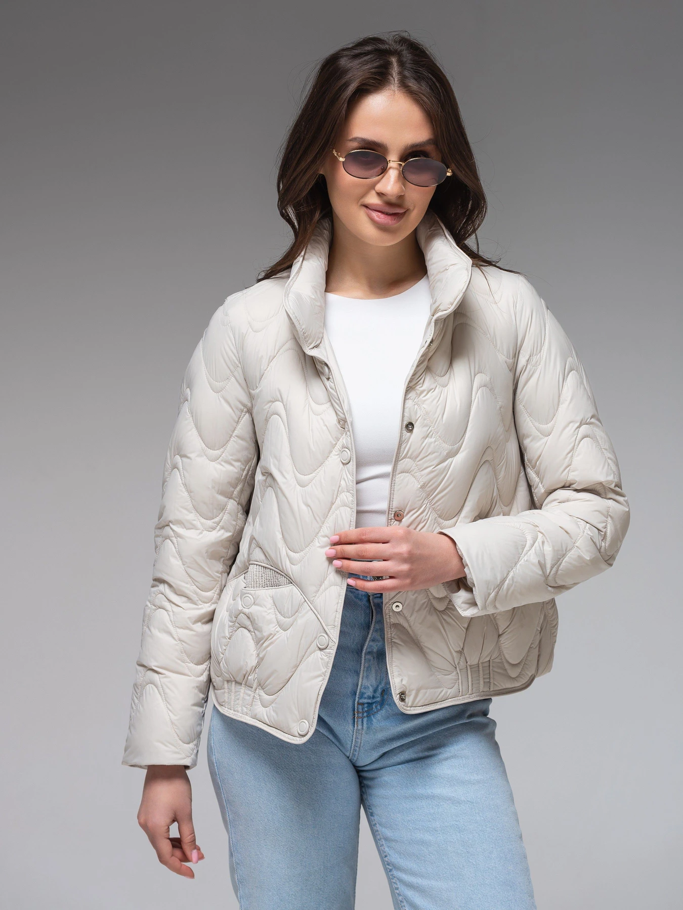 Куртки и дубленки VIVA WEAR модель 6886-milky Куртки и дубленки VIVA WEAR модель 6886-milky Фото