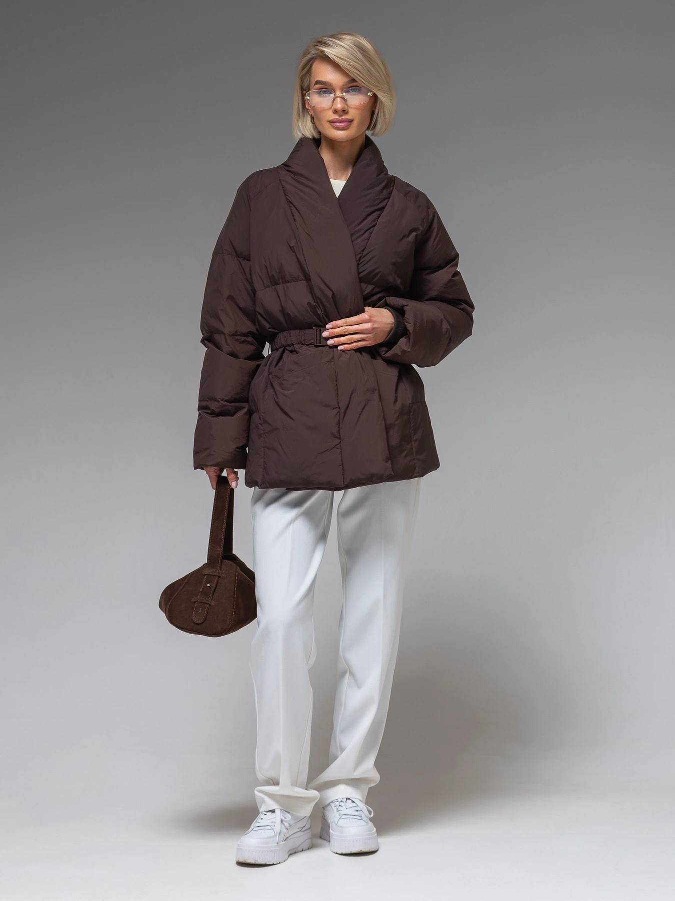 Куртки и дубленки VIVA WEAR модель 8866-chocolate Куртки и дубленки VIVA WEAR модель 8866-chocolate Фото