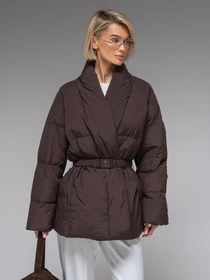 Куртки и дубленки VIVA WEAR модель 8866-chocolate Фото