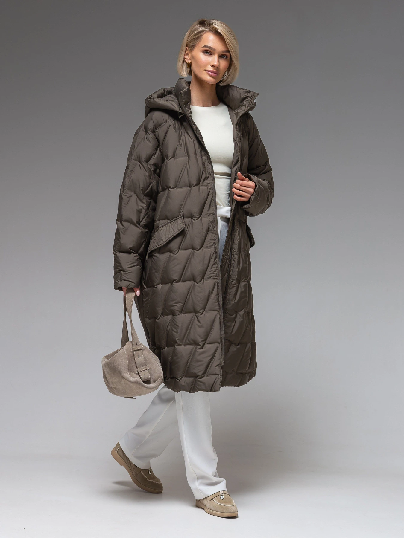 Куртки и дубленки VIVA WEAR модель 6536-khaki Фото