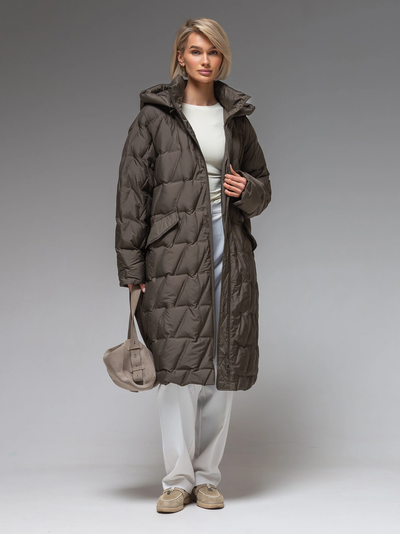 Куртки и дубленки VIVA WEAR модель 6536-khaki Фото