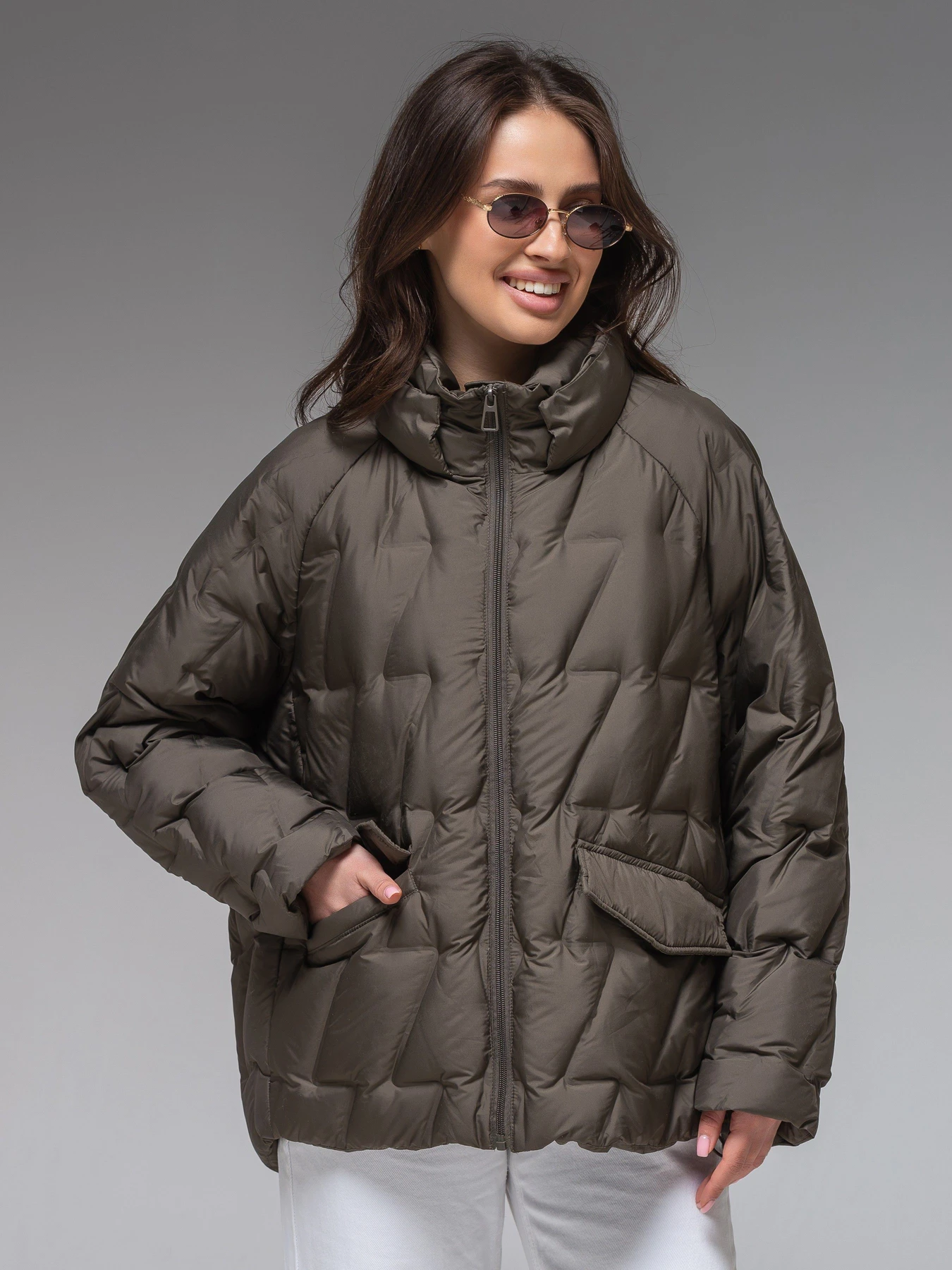 Куртки и дубленки VIVA WEAR модель 6535-olive Фото