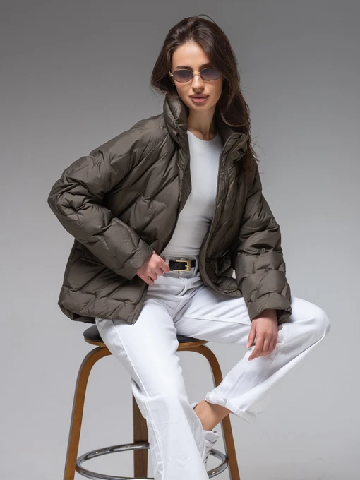 Куртки и дубленки VIVA WEAR модель 6535-olive Фото