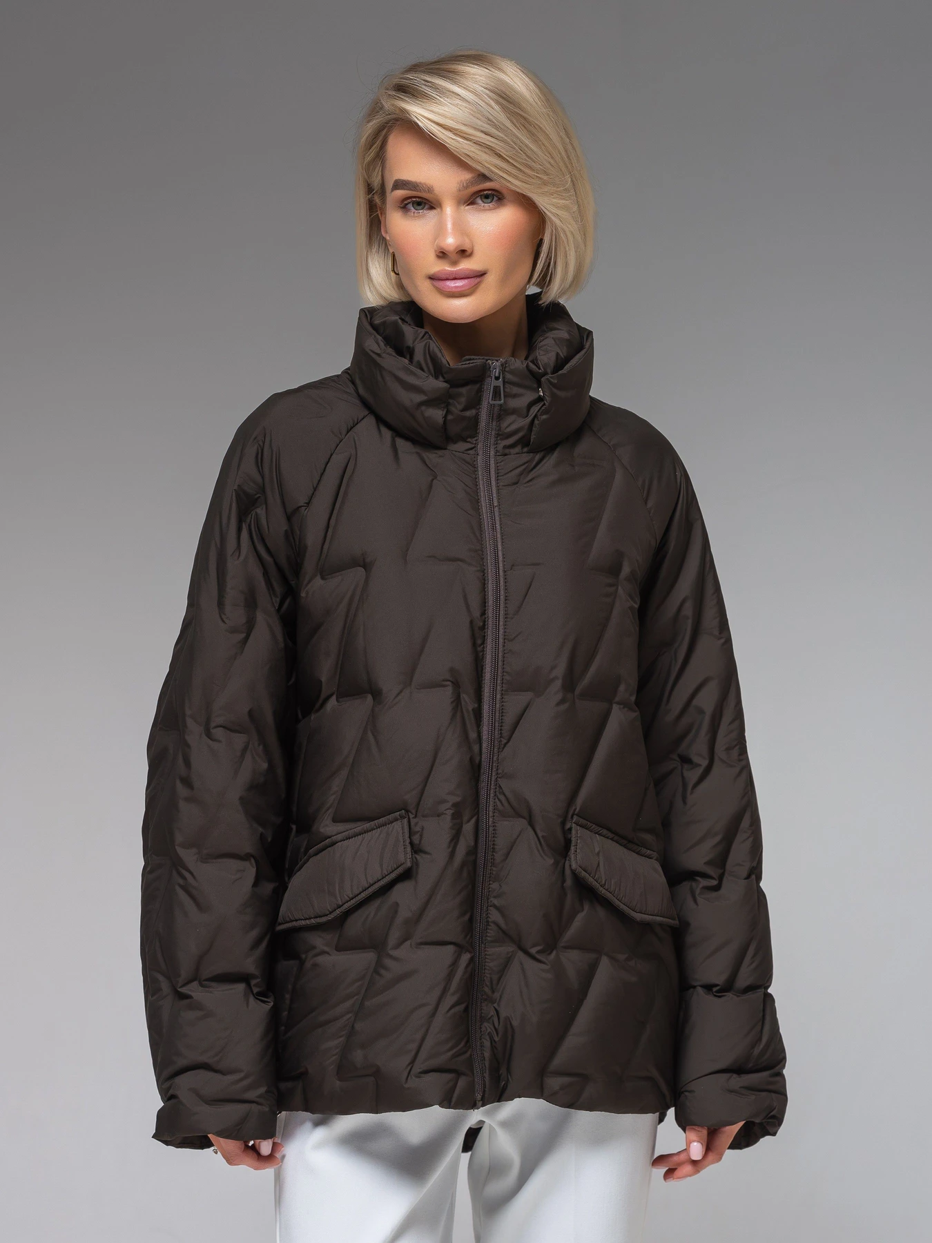 Куртки и дубленки VIVA WEAR модель 6535-chocolate Куртки и дубленки VIVA WEAR модель 6535-chocolate Фото