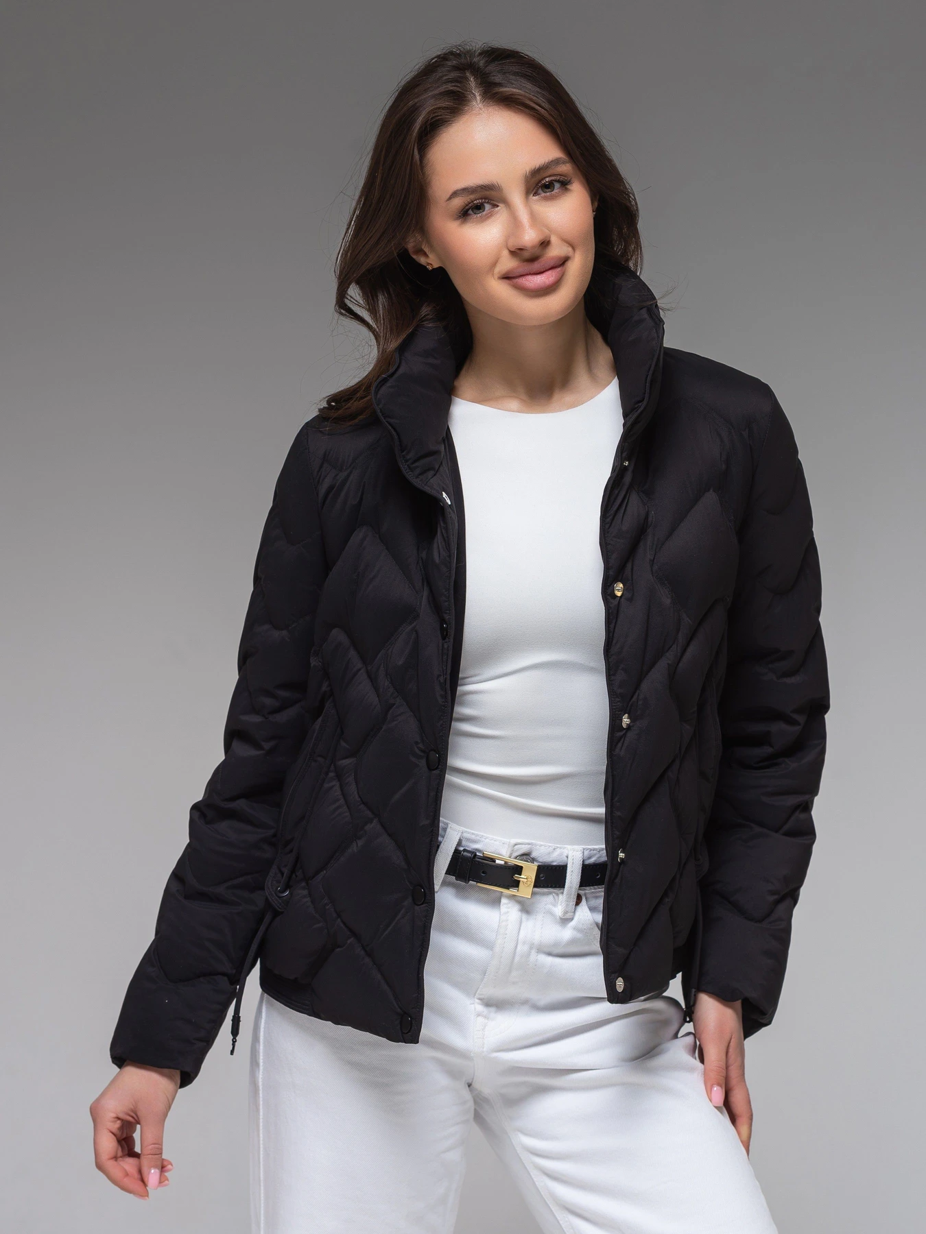 Куртки и дубленки VIVA WEAR модель 9018-black Куртки и дубленки VIVA WEAR модель 9018-black Фото