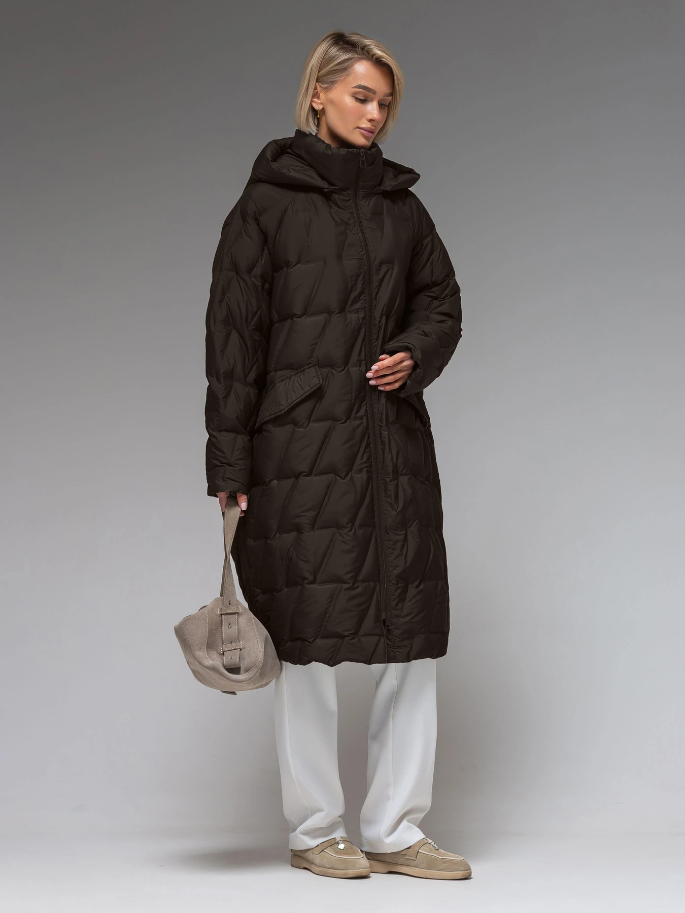 Куртки и дубленки VIVA WEAR модель 6536-chocolate Фото