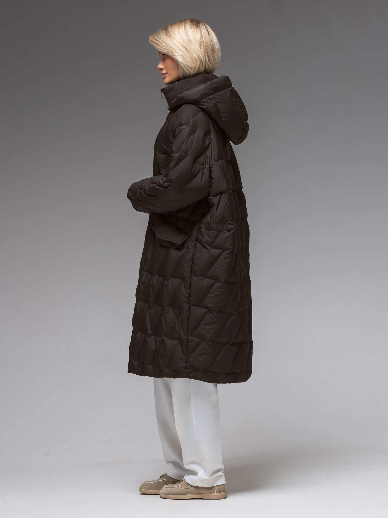 Куртки и дубленки VIVA WEAR модель 6536-chocolate Фото