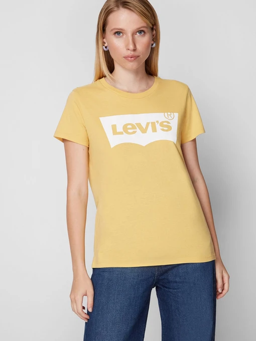 Бавовняна Жіноча Футболка Levi's фото 2