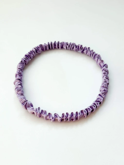 Шовковий обруч для вмивання Purple Пов'язка Obiimy модель O-1 Фото
