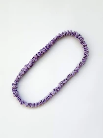 Шовковий обруч для вмивання Purple Пов'язка Obiimy модель O-1 Фото