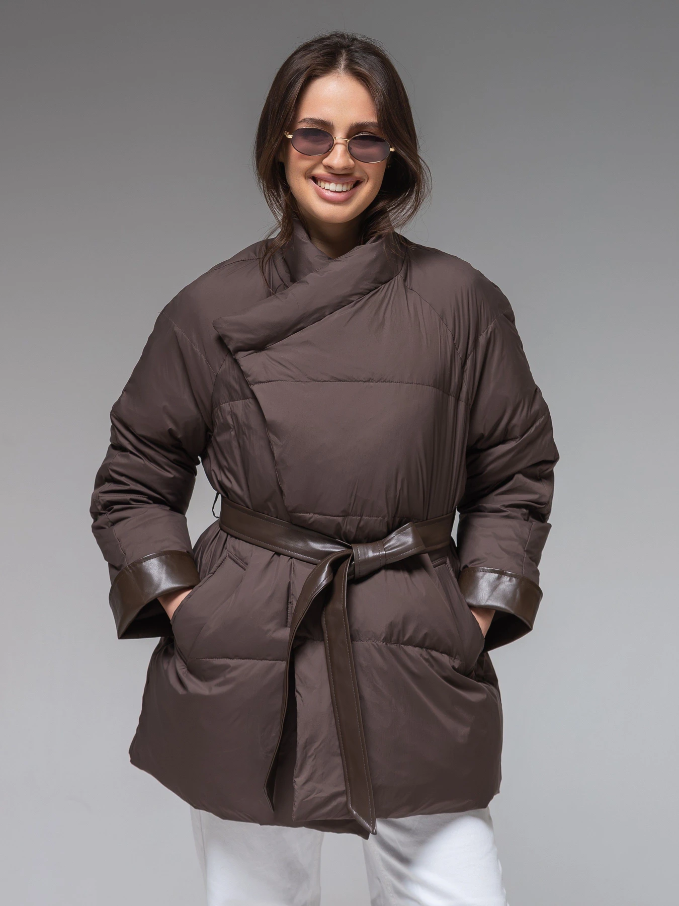 Куртки и дубленки VIVA WEAR модель 99862-chocolate Куртки и дубленки VIVA WEAR модель 99862-chocolate Фото