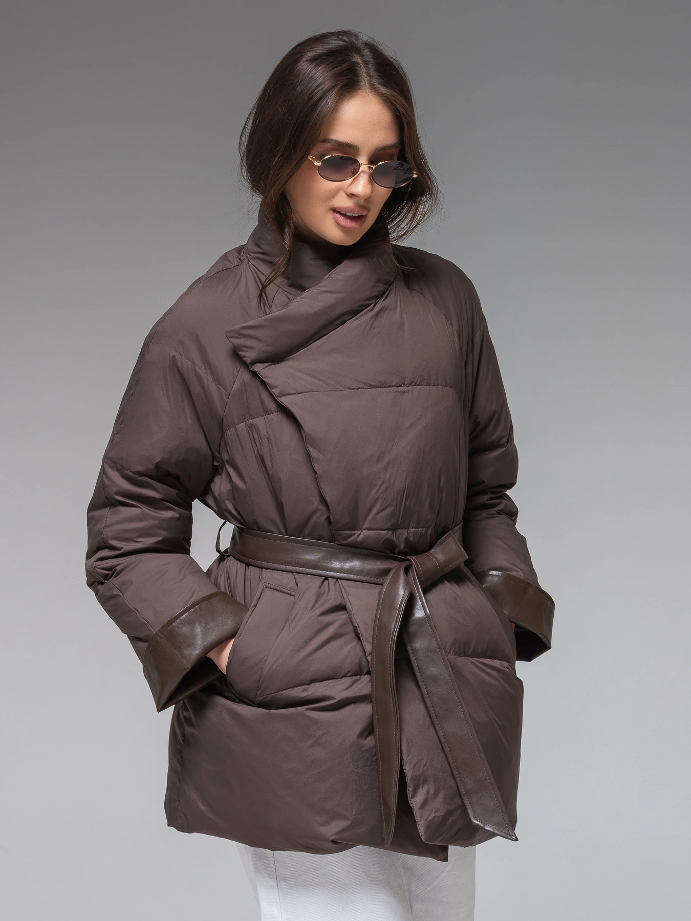 Куртки и дубленки VIVA WEAR модель 99862-chocolate Куртки и дубленки VIVA WEAR модель 99862-chocolate Фото