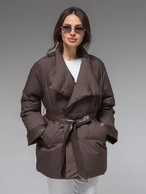 Куртки и дубленки VIVA WEAR модель 99862-chocolate Фото