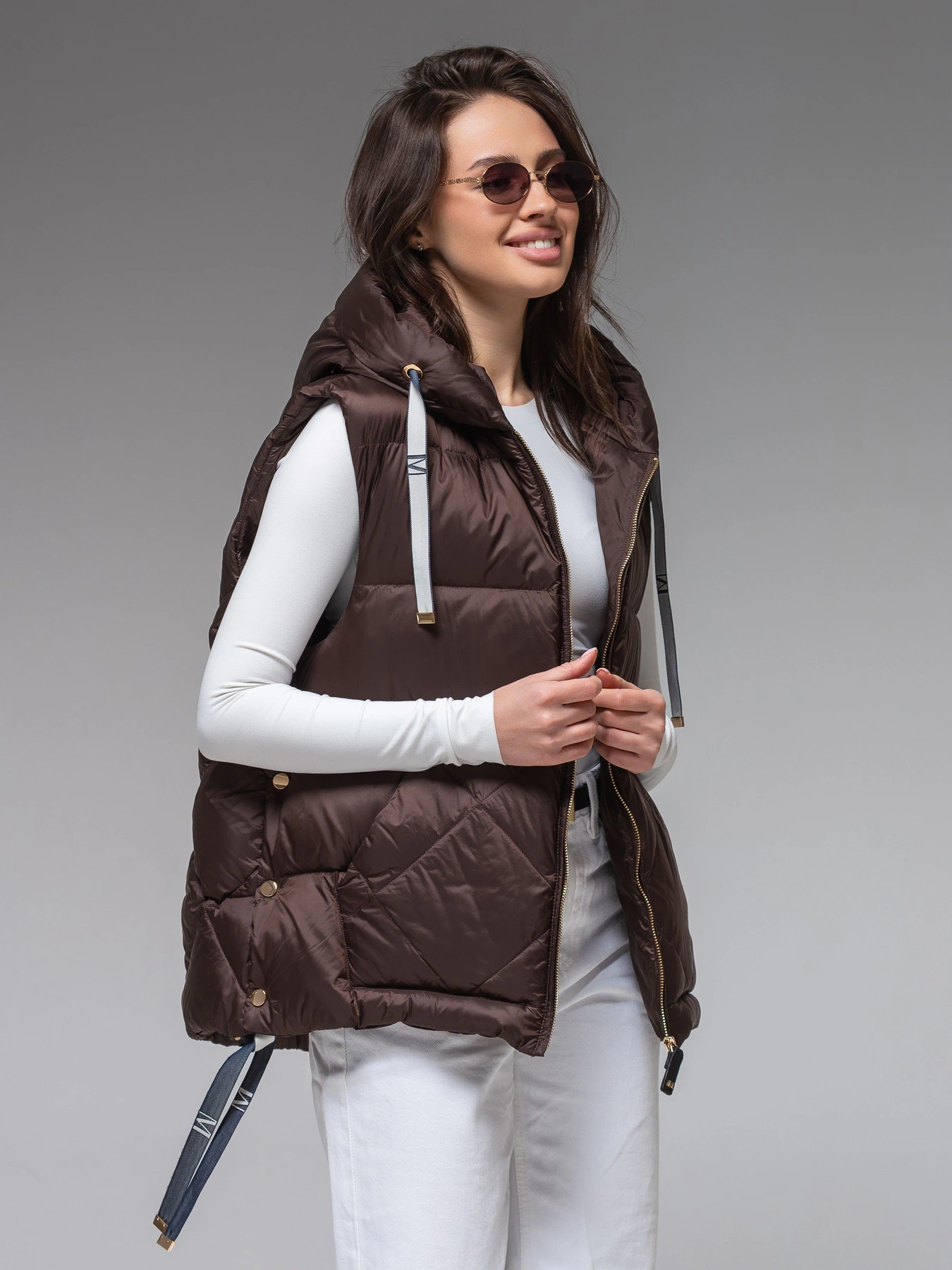 Куртки и дубленки VIVA WEAR модель 8810-chocolate Куртки и дубленки VIVA WEAR модель 8810-chocolate Фото