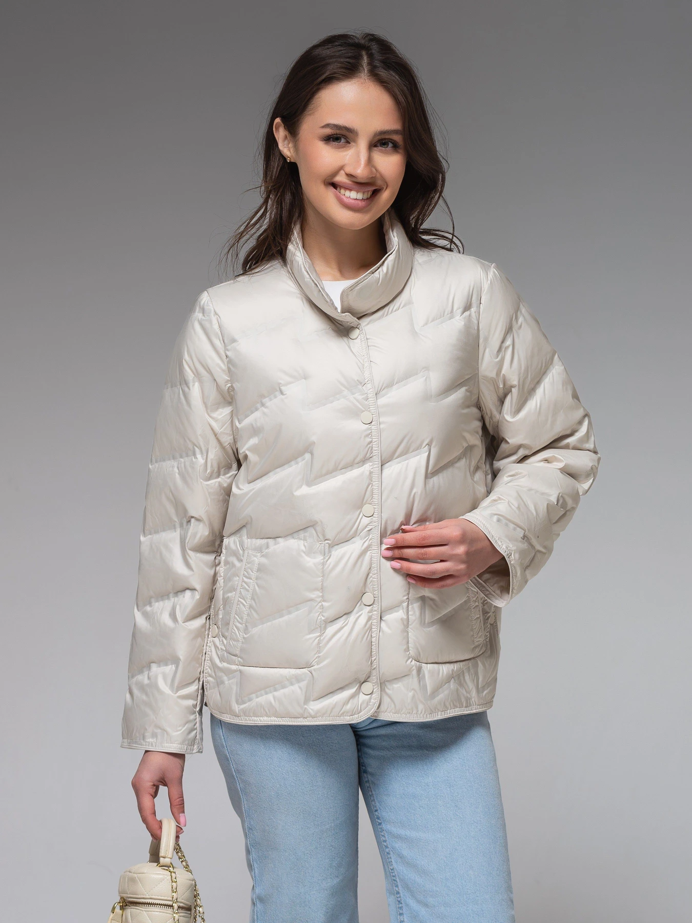 Куртки и дубленки VIVA WEAR модель 6309-milky Фото