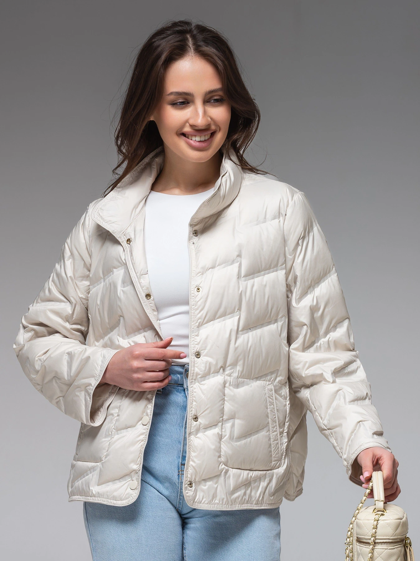 Куртки и дубленки VIVA WEAR модель 6309-milky Фото