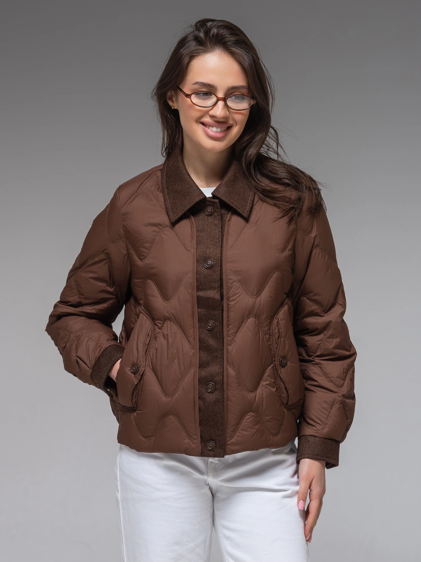 Куртки и дубленки VIVA WEAR модель 9011-brown Куртки и дубленки VIVA WEAR модель 9011-brown Фото