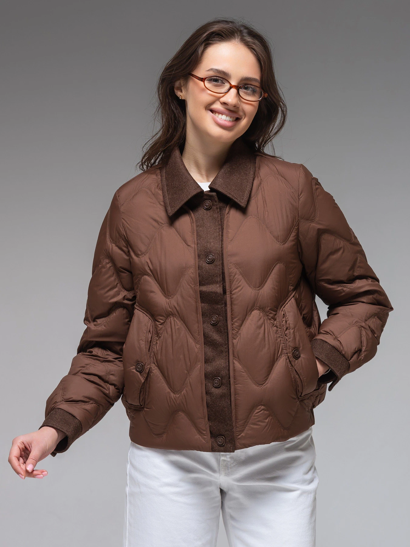 Куртки и дубленки VIVA WEAR модель 9011-brown Куртки и дубленки VIVA WEAR модель 9011-brown Фото