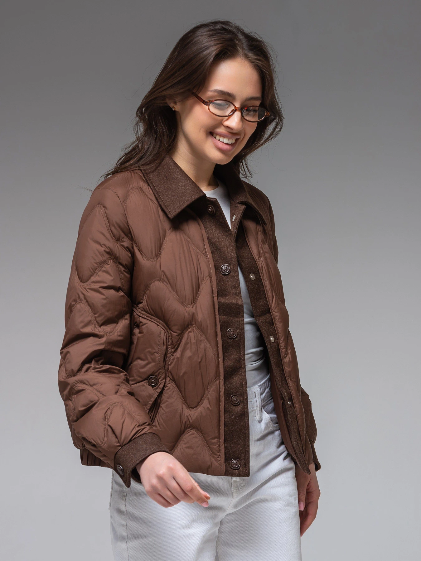 Куртки и дубленки VIVA WEAR модель 9011-brown Куртки и дубленки VIVA WEAR модель 9011-brown Фото