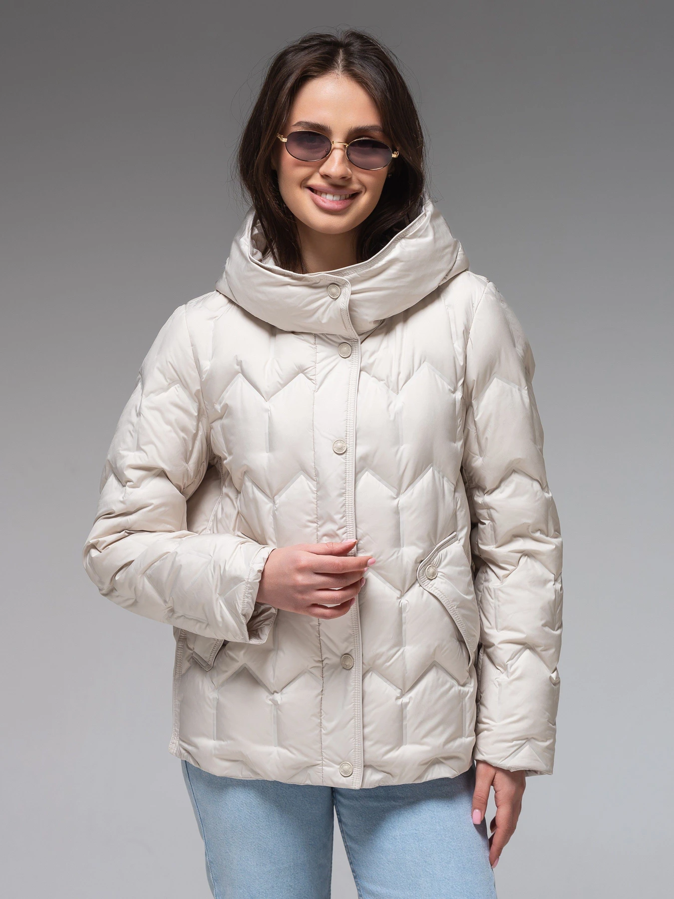 Куртки и дубленки VIVA WEAR модель 6538-milky Куртки и дубленки VIVA WEAR модель 6538-milky Фото
