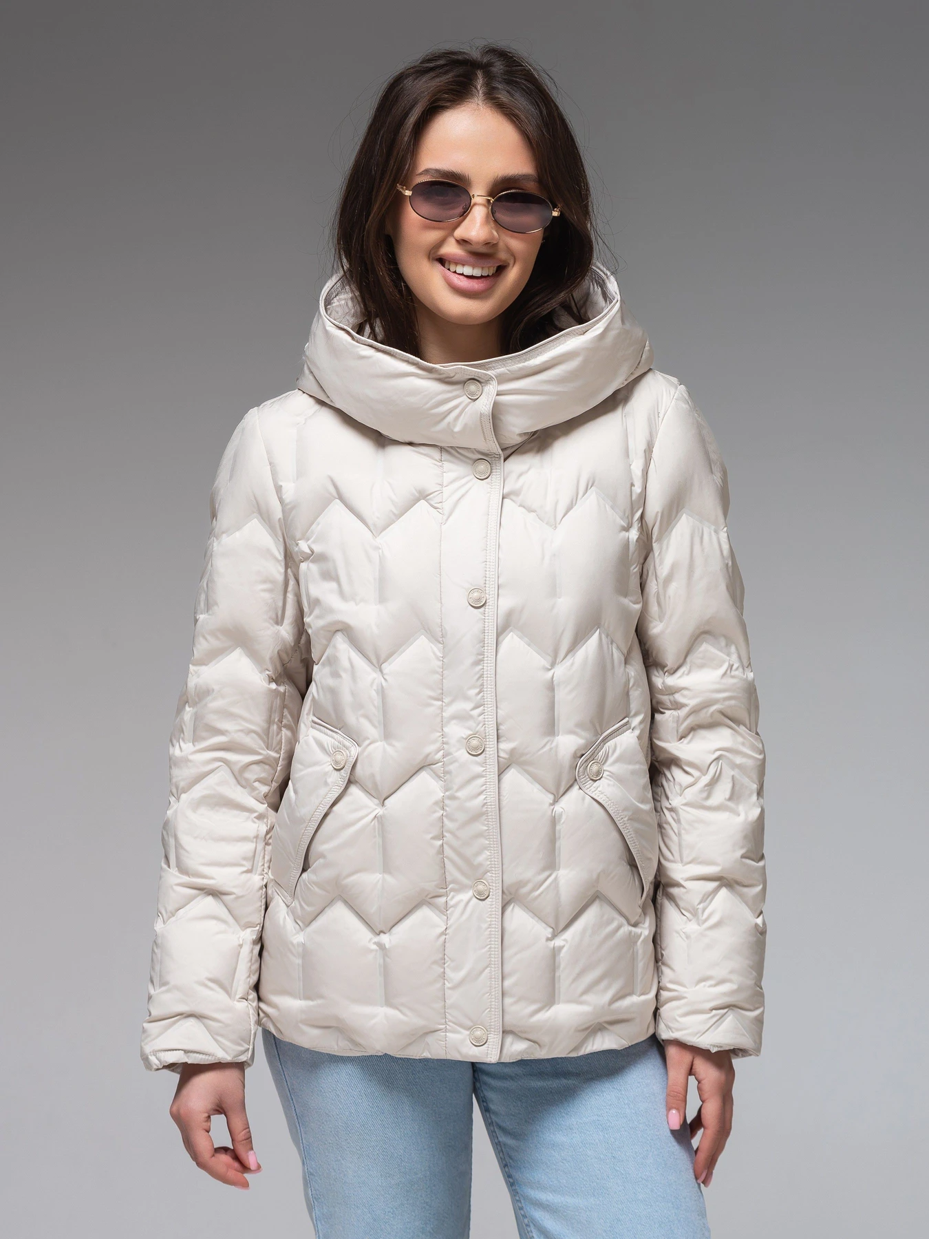 Куртки и дубленки VIVA WEAR модель 6538-milky Куртки и дубленки VIVA WEAR модель 6538-milky Фото