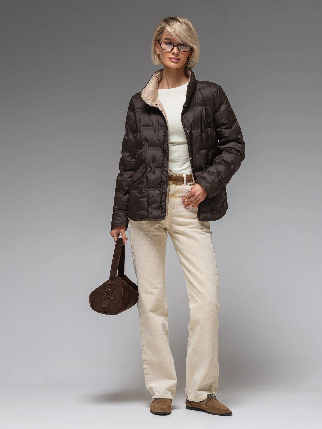 Куртки и дубленки VIVA WEAR модель 88102-chocolate-milk Куртки и дубленки VIVA WEAR модель 88102-chocolate-milk Фото