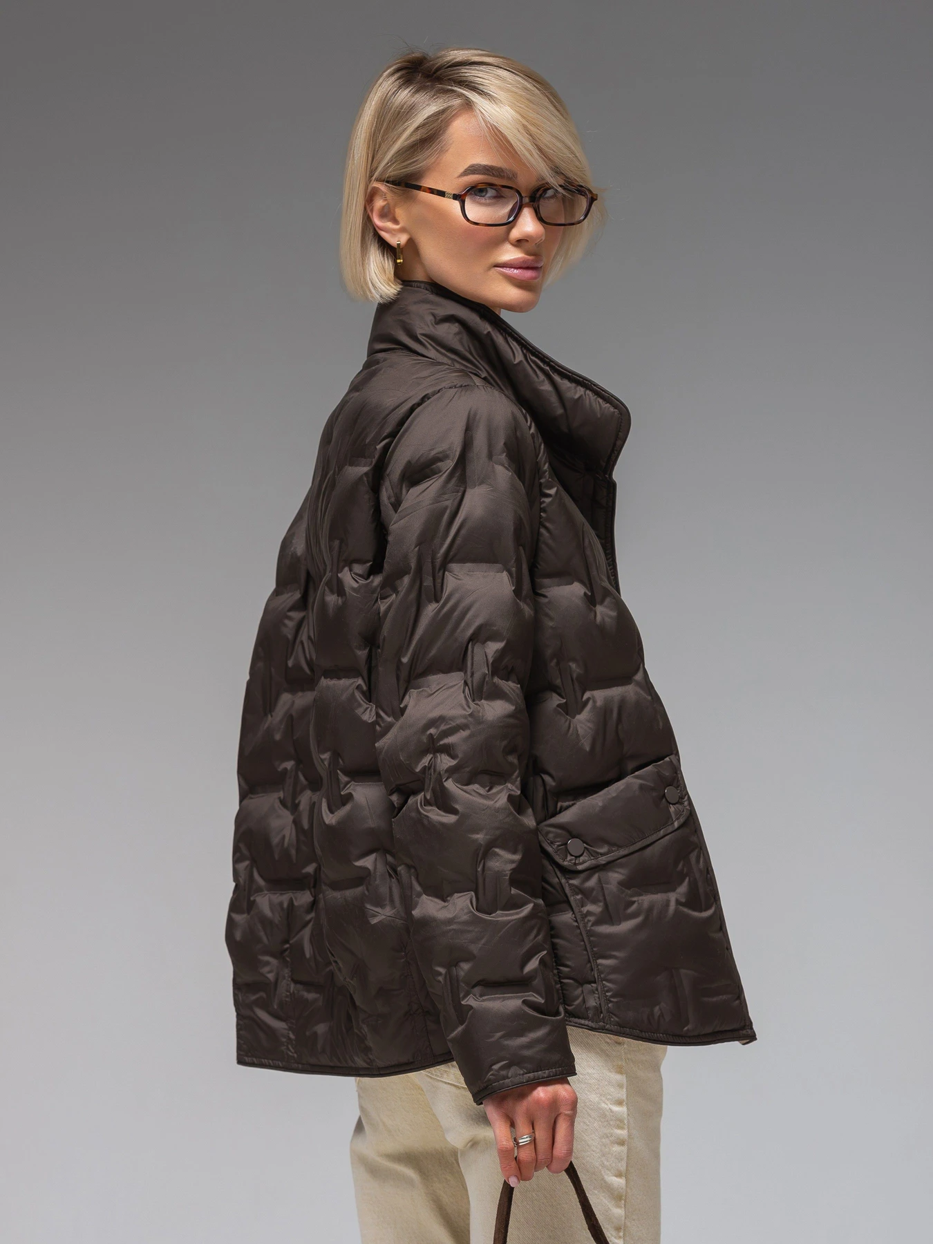 Куртки и дубленки VIVA WEAR модель 88102-chocolate-milk Куртки и дубленки VIVA WEAR модель 88102-chocolate-milk Фото