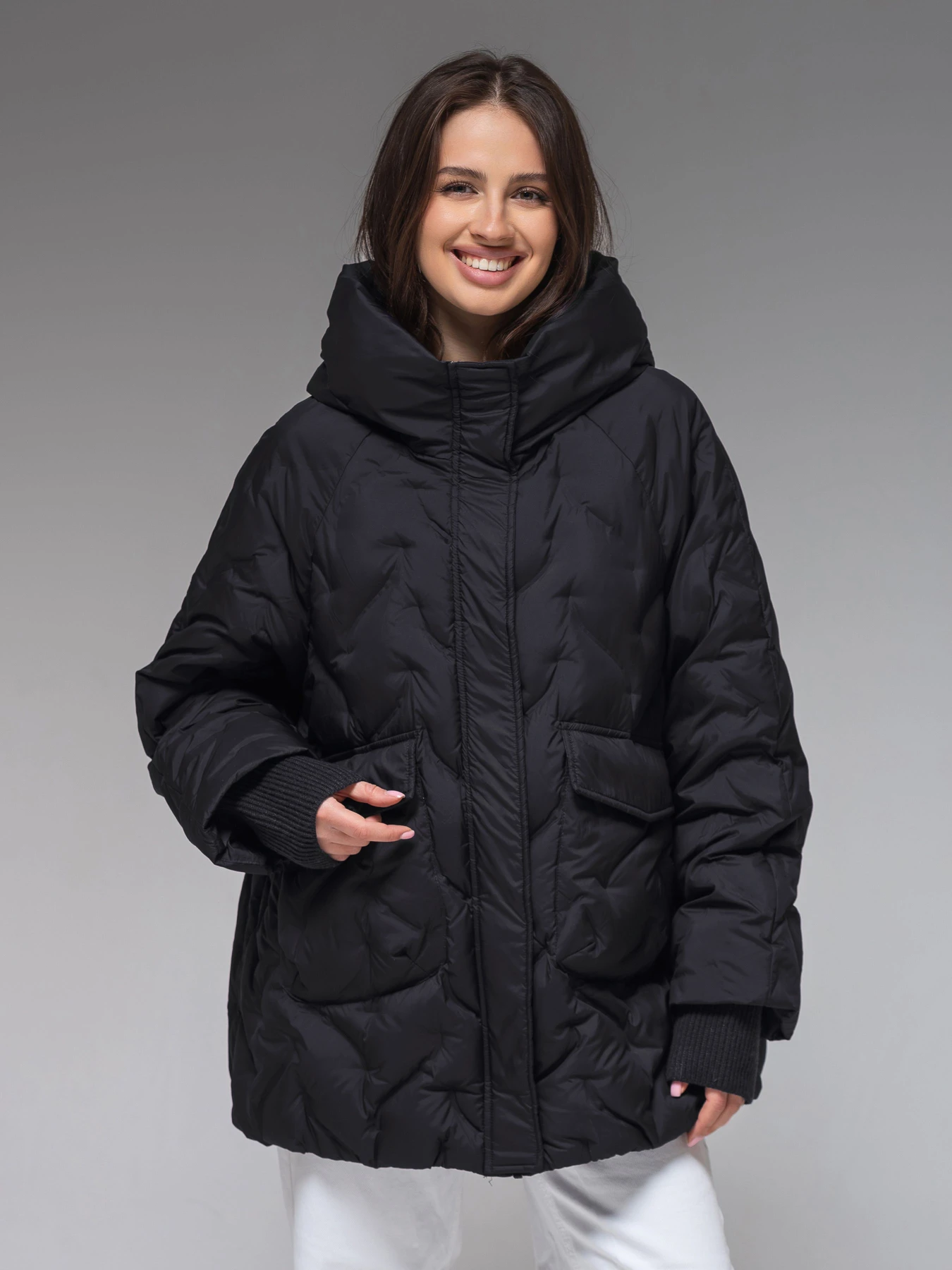 Куртки и дубленки VIVA WEAR модель 6578-black Фото