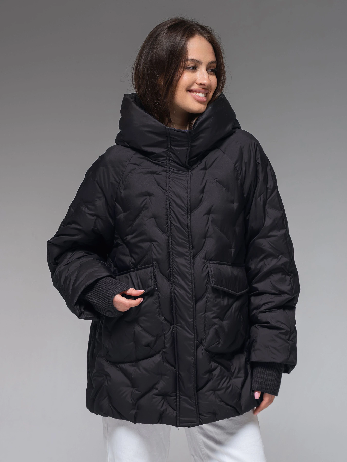 Куртки и дубленки VIVA WEAR модель 6578-black Фото