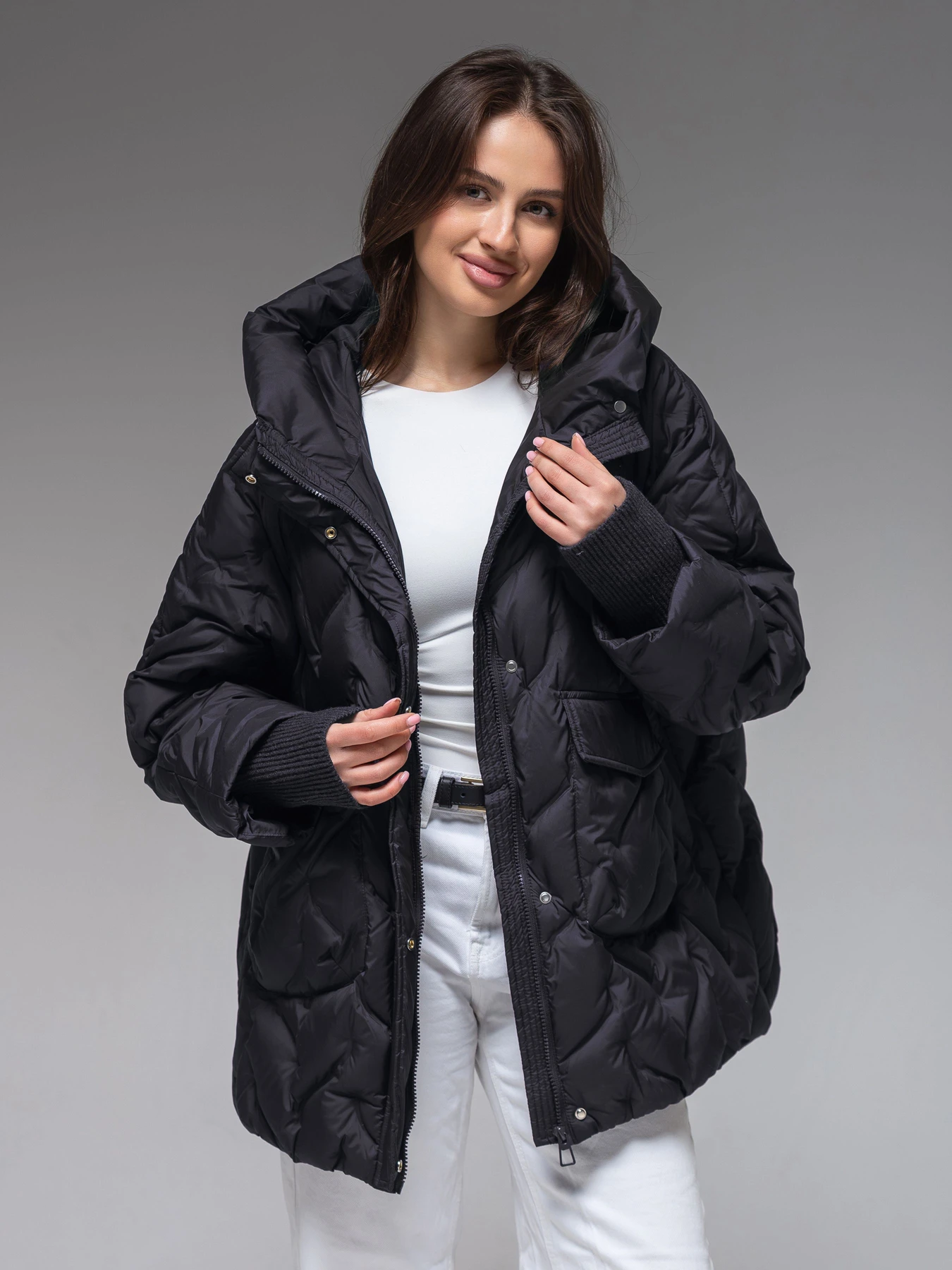 Куртки и дубленки VIVA WEAR модель 6578-black Фото