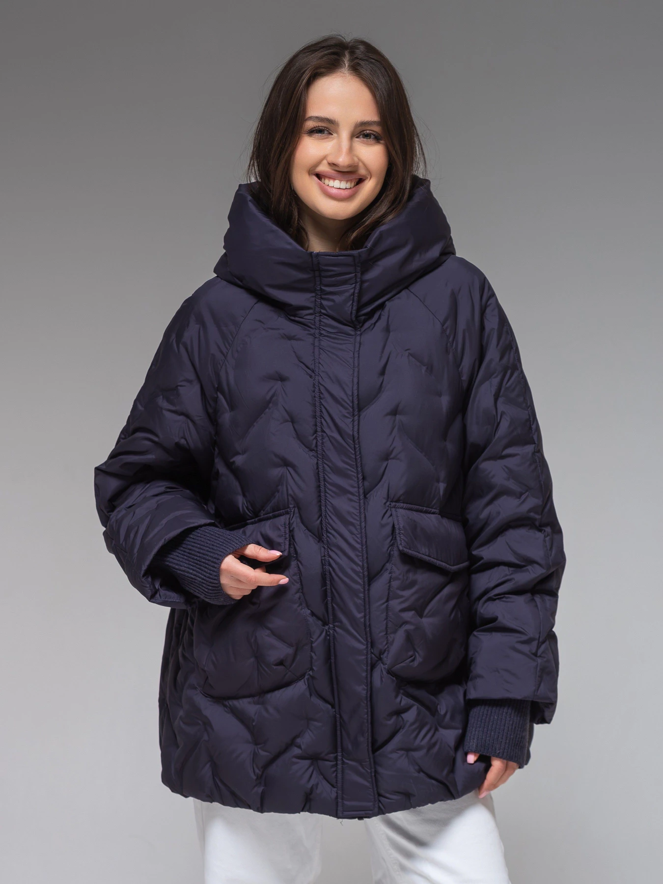Куртки и дубленки VIVA WEAR модель 6578-navy Куртки и дубленки VIVA WEAR модель 6578-navy Фото