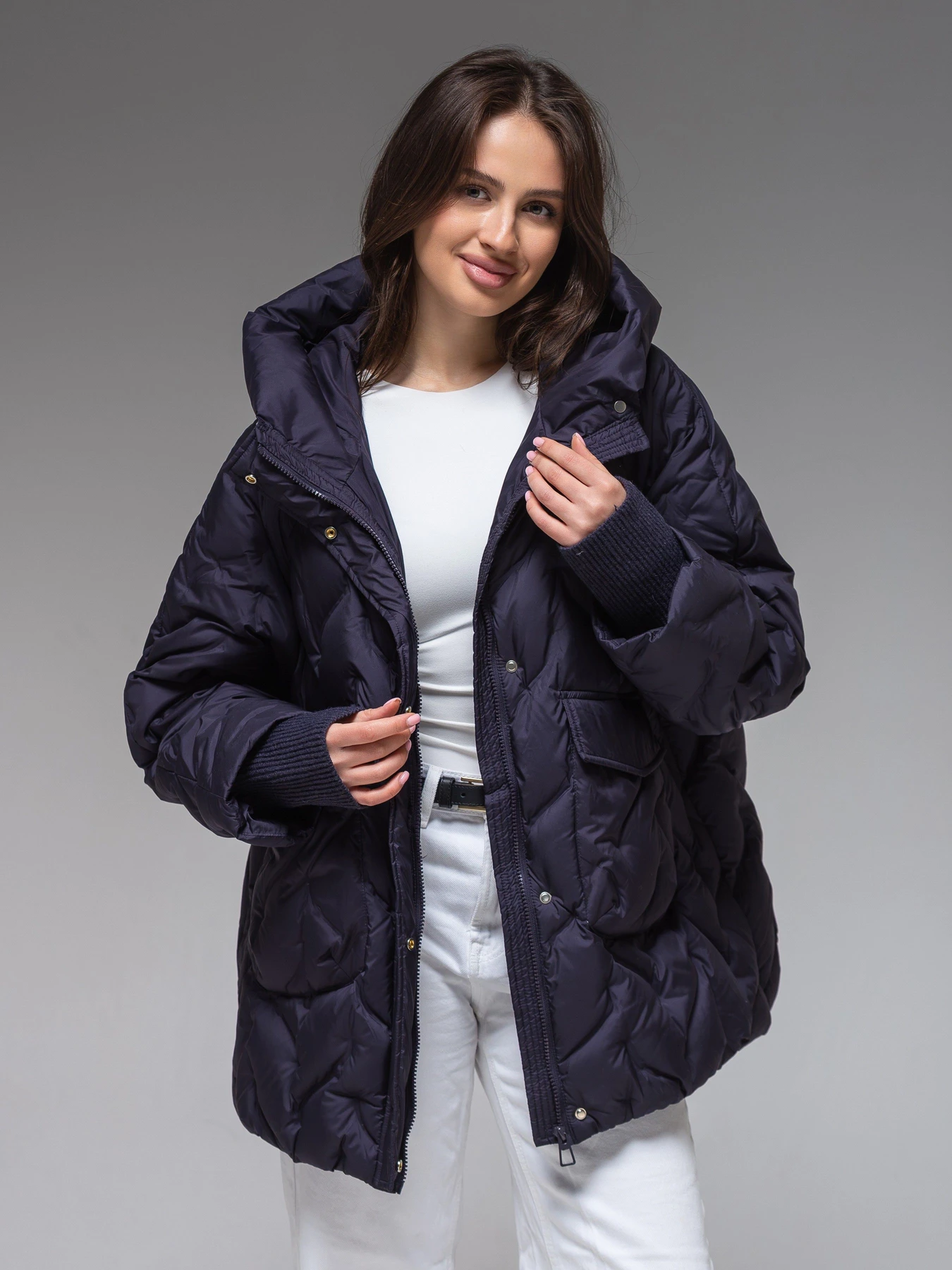 Куртки и дубленки VIVA WEAR модель 6578-navy Куртки и дубленки VIVA WEAR модель 6578-navy Фото