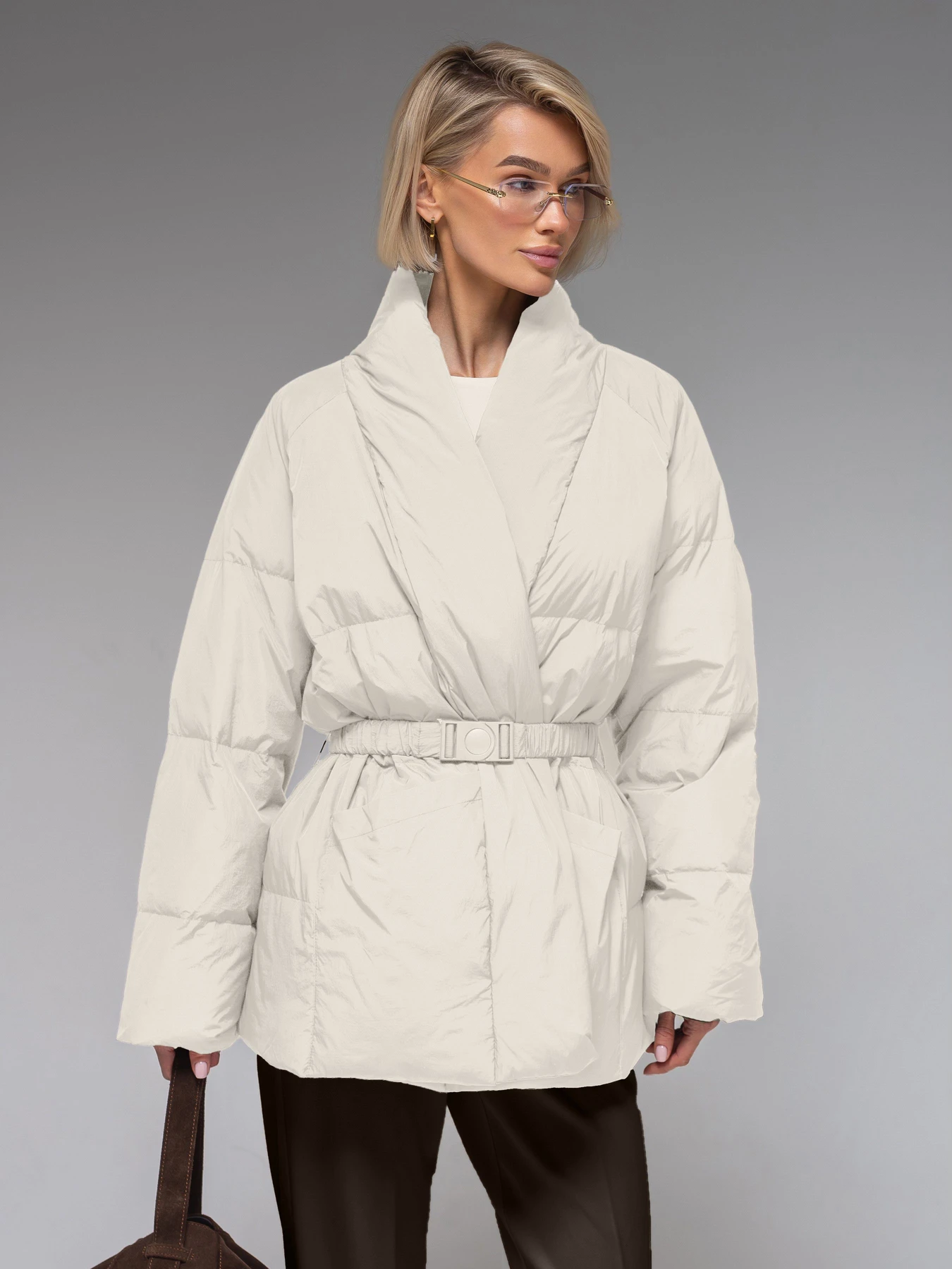 Куртки и дубленки VIVA WEAR модель 8866-white Фото