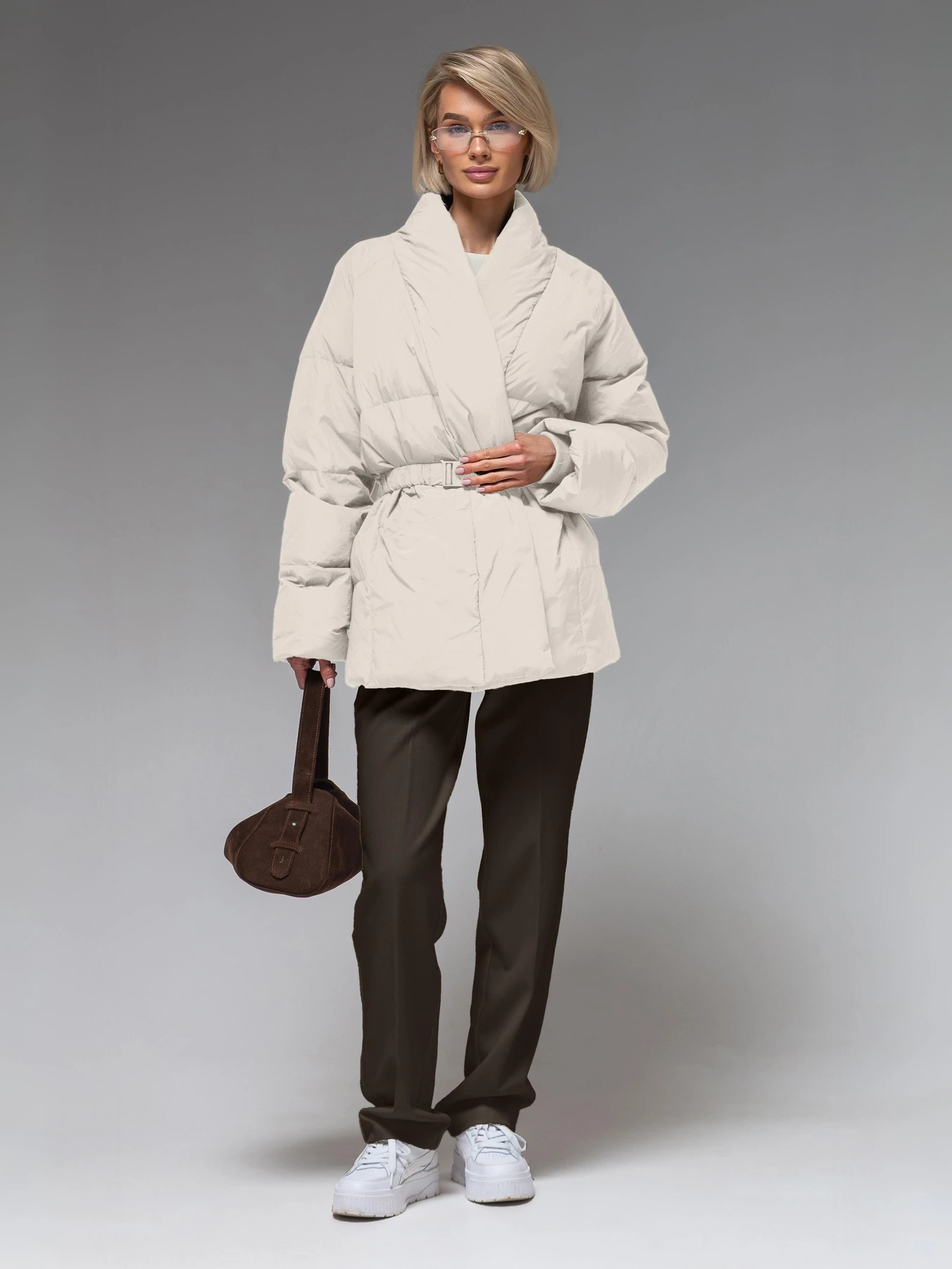 Куртки и дубленки VIVA WEAR модель 8866-white Фото